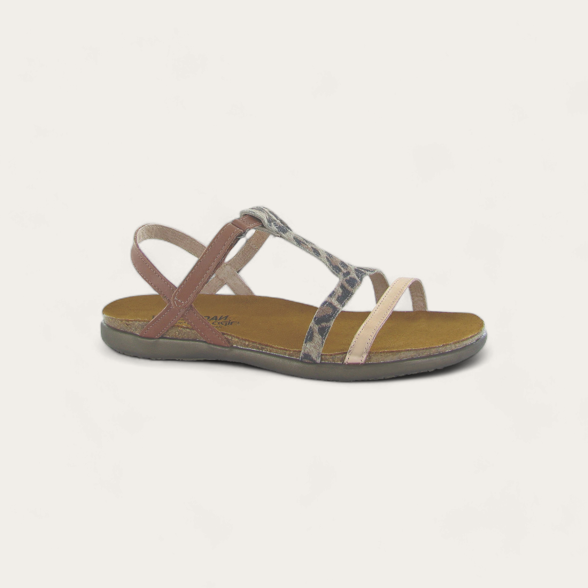 Sandali Naot Judith donna taglia 10 nero marrone pelle cinturino Sandali Naot Judith donna taglia 10 nero marrone pelle cinturino