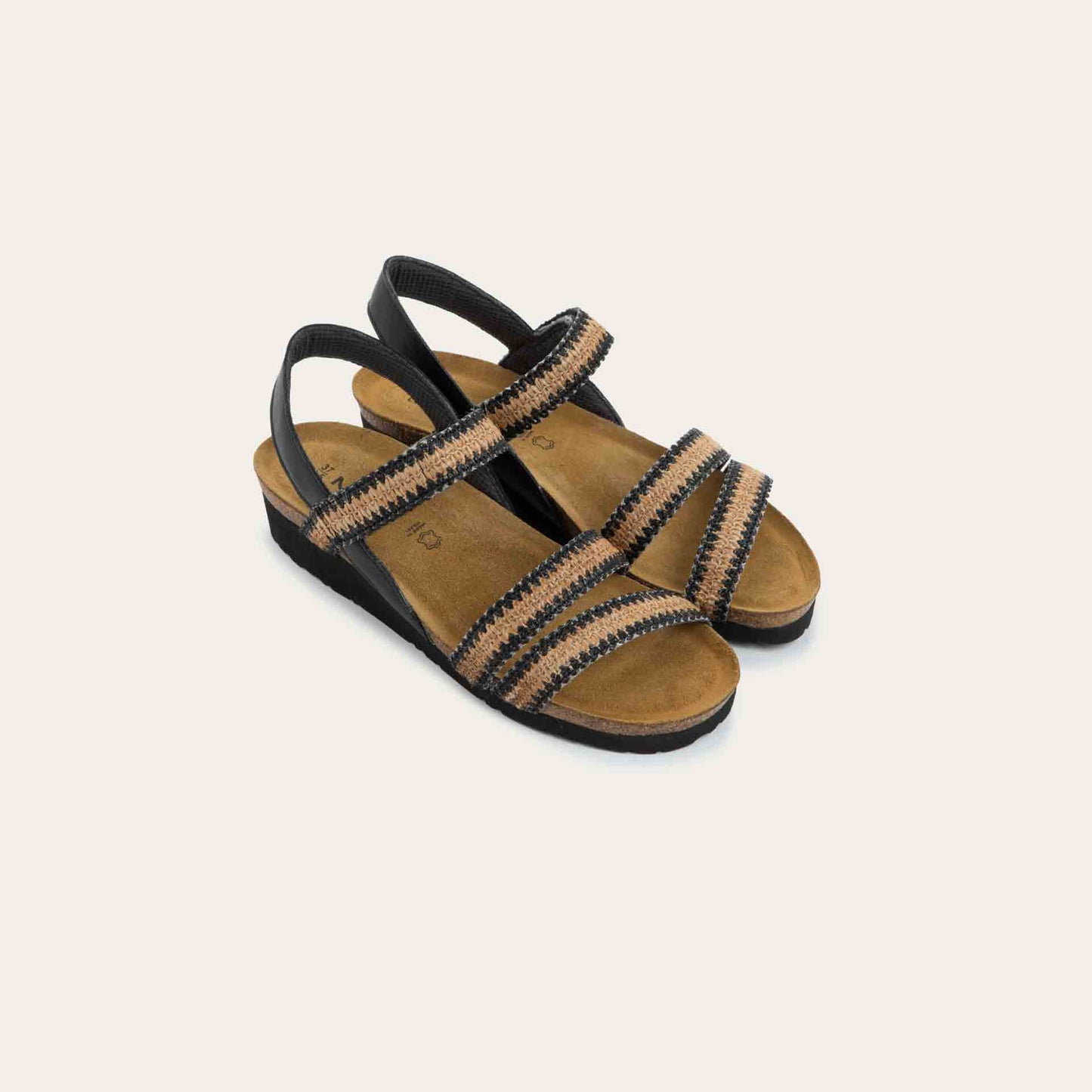 Kayla - NMO Black/ Raffia