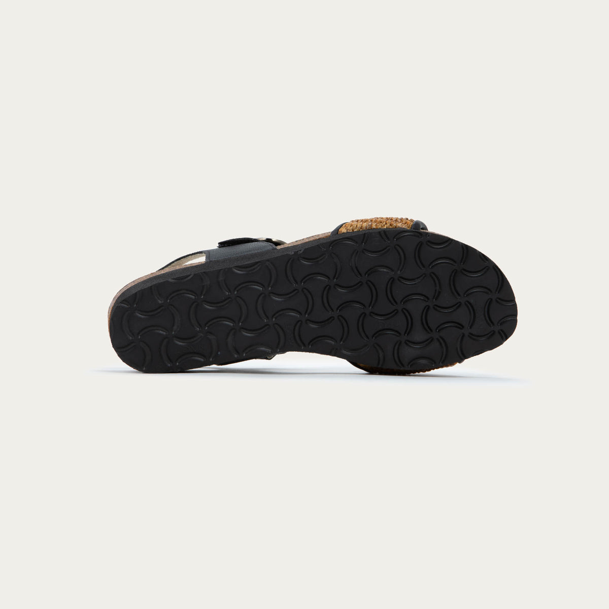 Cecile - SBF Soft Black/ Raffia