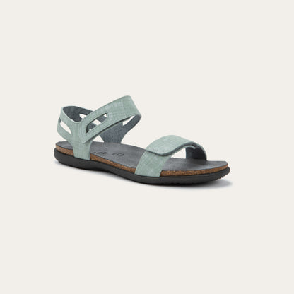 Courtney - GAB Teal Linen Leather
