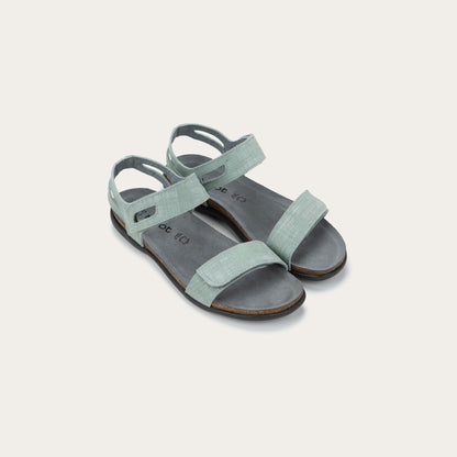 Courtney - GAB Teal Linen Leather