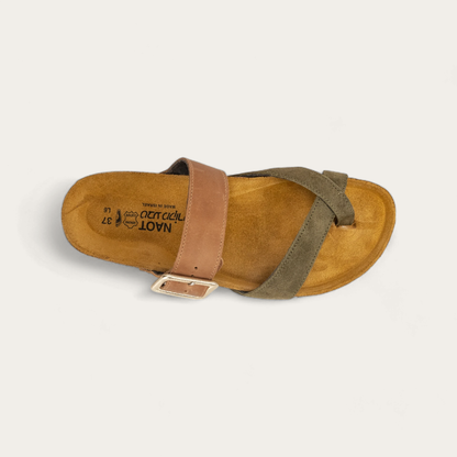 Fresno - VBI Oily Olive Suede Brown