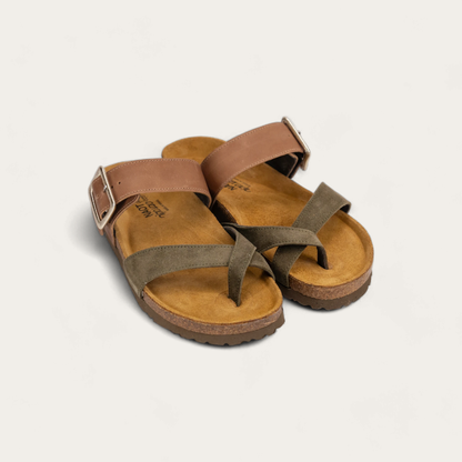 Fresno - VBI Oily Olive Suede Brown