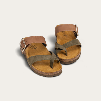 Fresno - VBI Oily Olive Suede Brown