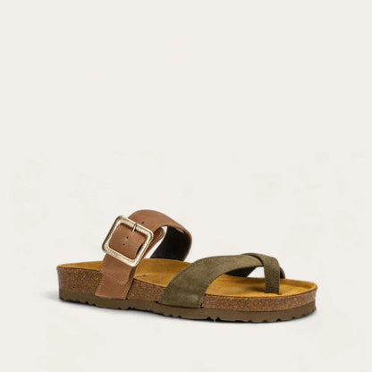 Fresno - VBI Oily Olive Suede Brown