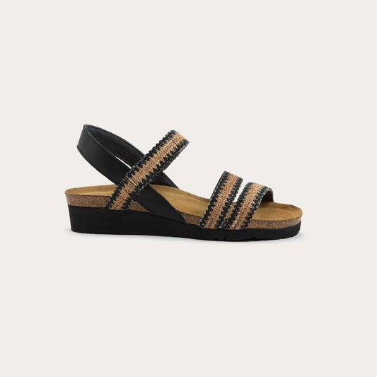 Kayla - NMO Black/ Raffia