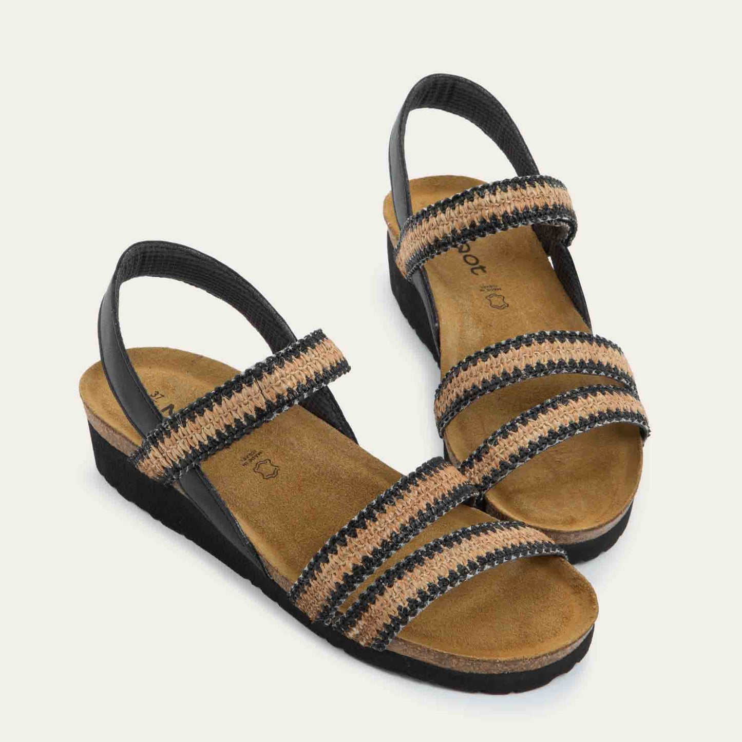 Kayla - NMO Black/ Raffia