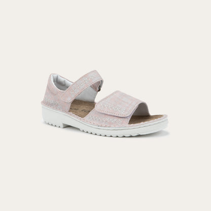 Norel - CAI Pink Silver Suede
