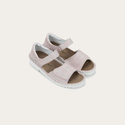 Norel - CAI Pink Silver Suede
