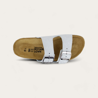Santa Barbara Womens - BAJ Grey Linen Leather