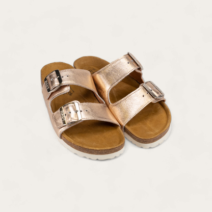 Santa Barbara Womens - C65 Soft Rose Gold Leather