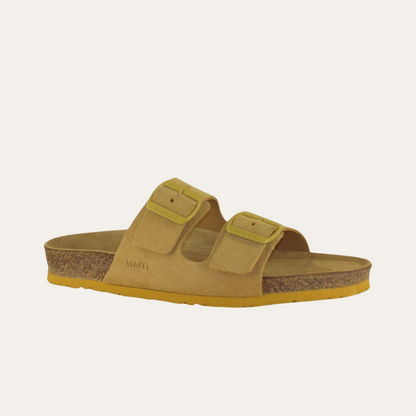 Santa Barbara Womens - FAH Mustard Suede