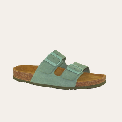 Santa Barbara Womens - GAG Clover Green Suede