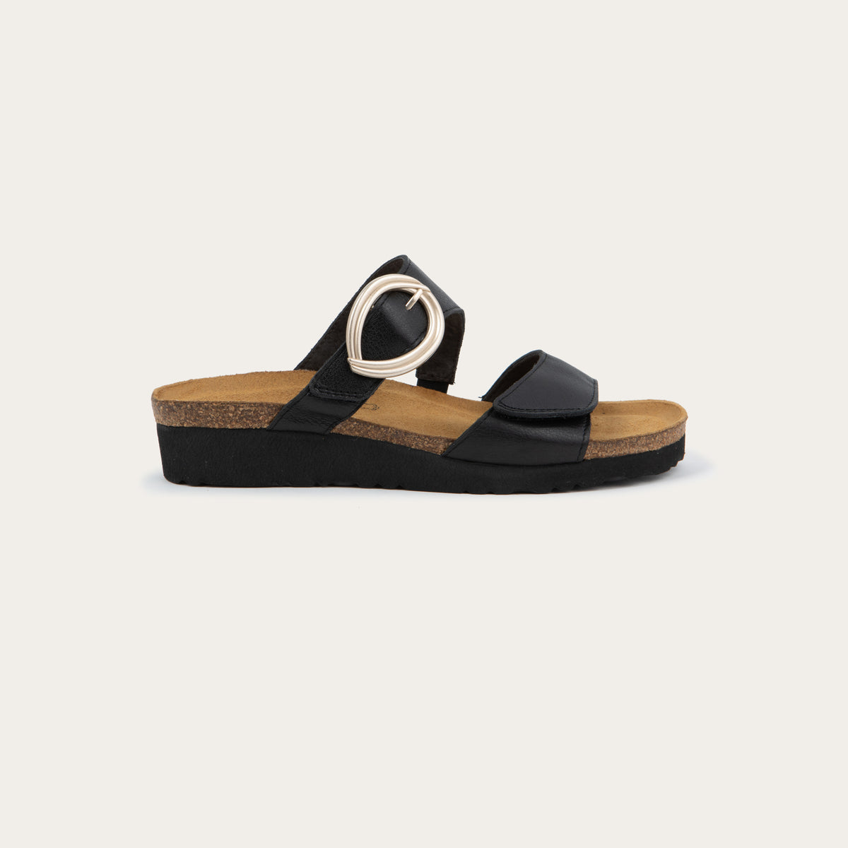 Simone - BAF Water Resistant Black Leather