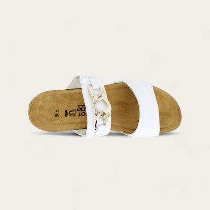 Victoria - H63 Soft White Leather