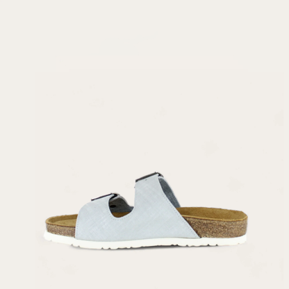 Santa Barbara Womens - BAJ Grey Linen Leather